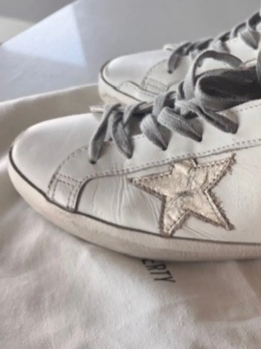Golden Goose Super-Start Glittered Sneaker - Picture 2 of 6